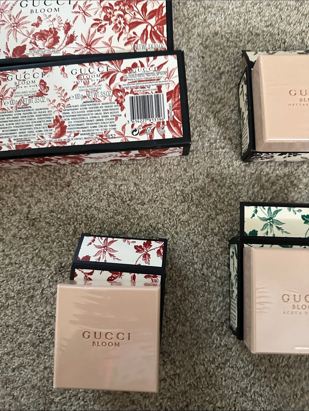 Gucci Bloom perfumed soap 3 bars